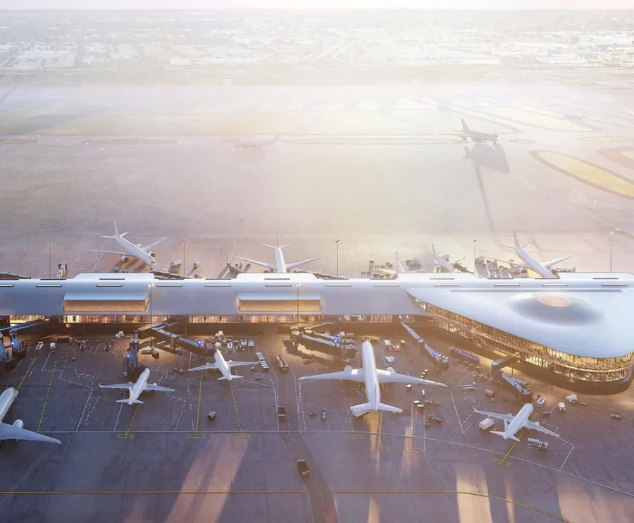 woman at party with champagne glass.